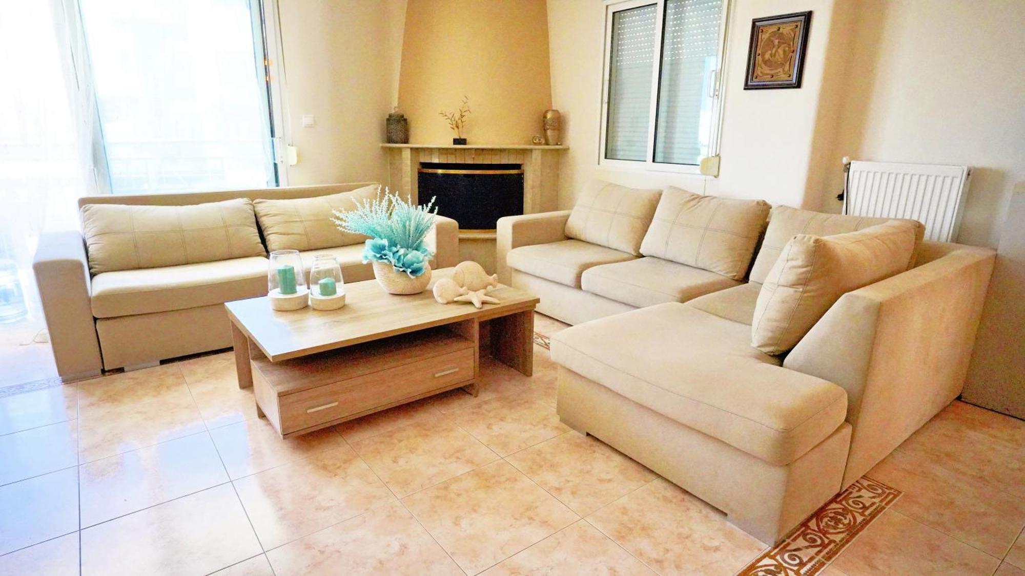 Lovely And Sunny Apartament 300M From Beach!! Peraía 외부 사진